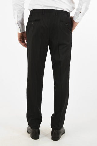 CC COLLECTION side vent pinstriped drop 7R 2-button RIGHT suit