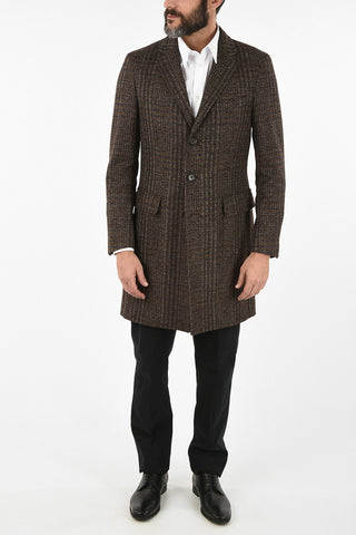 CC COLLECTION three-quarter length 3-button chesterfield coat