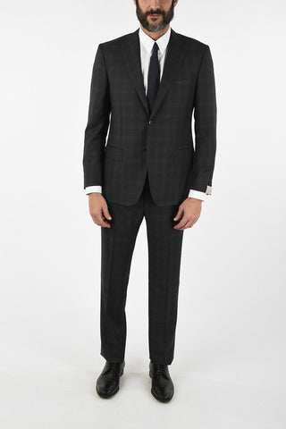 side vent tartan drop 6R 2-button MANTUA suit