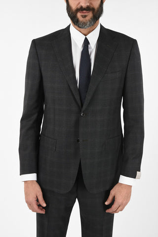 side vent tartan drop 6R 2-button MANTUA suit