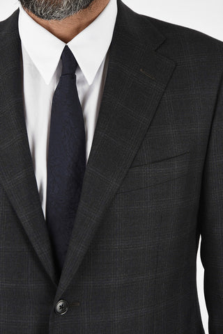 side vent tartan drop 6R 2-button MANTUA suit