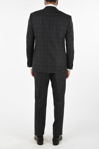 side vent tartan drop 6R 2-button MANTUA suit