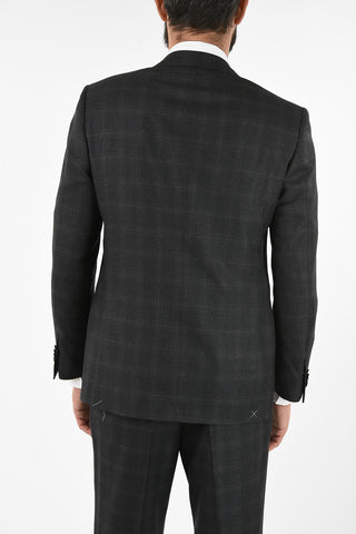 side vent tartan drop 6R 2-button MANTUA suit