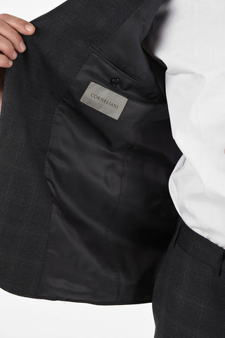 side vent tartan drop 6R 2-button MANTUA suit