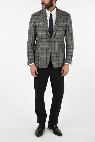 glenurquhart drop 6R side vent patch pocket 2-button GATE blazer