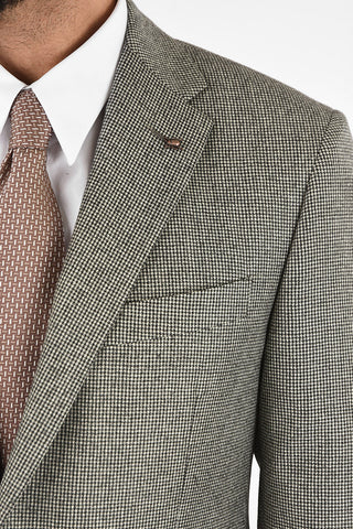 CC COLLECTION side vent houndstooth drop 7R 2-button RIGHT suit