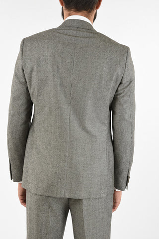 CC COLLECTION side vent houndstooth drop 7R 2-button RIGHT suit