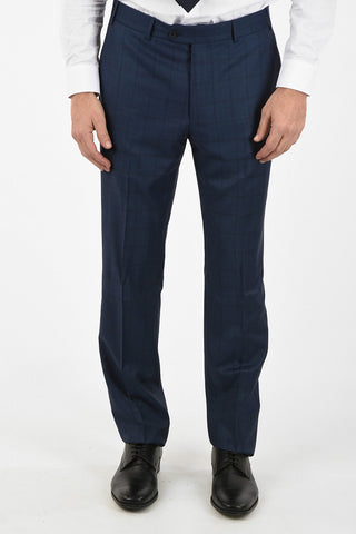side vent Tone-on-tone check drop 6R 2-button MANTUA suit