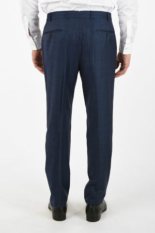 side vent Tone-on-tone check drop 6R 2-button MANTUA suit