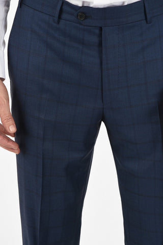 side vent Tone-on-tone check drop 6R 2-button MANTUA suit