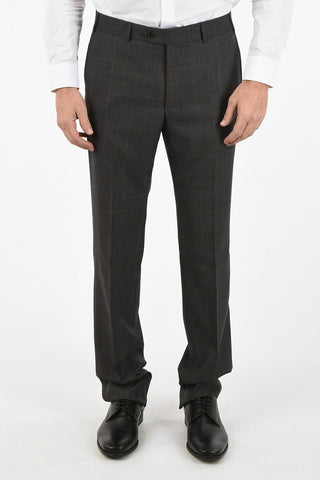 side vent windowpane check drop 6R 2-button MANTUA suit