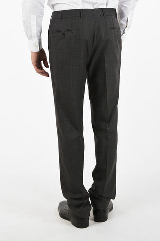 side vent windowpane check drop 6R 2-button MANTUA suit