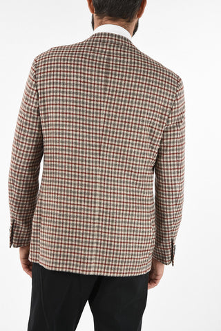 gun club check drop 6R side vent patch pocket 2-button GATE blazer