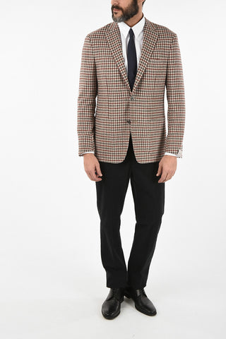 gun club check drop 6R side vent patch pocket 2-button GATE blazer