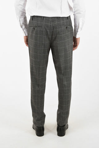 CC COLLECTION side vent windowpane check drop 7R 2-button RIGHT suit
