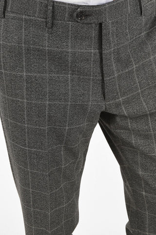 CC COLLECTION side vent windowpane check drop 7R 2-button RIGHT suit