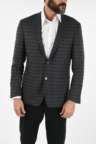check drop 6R side vent patch pocket 2-button GATE blazer