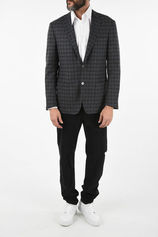 check drop 6R side vent patch pocket 2-button GATE blazer