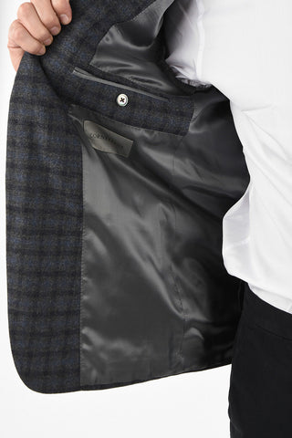 check drop 6R side vent patch pocket 2-button GATE blazer