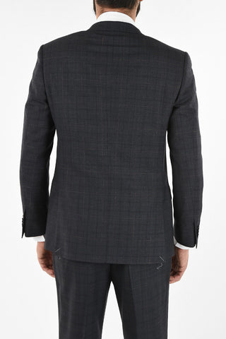 side vent windowpane check drop 6R 2-button MANTUA suit