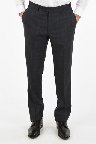 side vent windowpane check drop 6R 2-button MANTUA suit