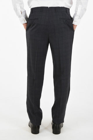 side vent windowpane check drop 6R 2-button MANTUA suit