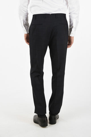 side vent Tone-on-tone windowpane check drop 6R 2-button MANTUA suit