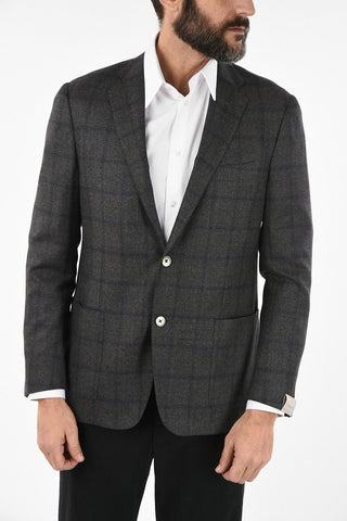 check drop 6R side vent patch pocket 2-button GATE blazer