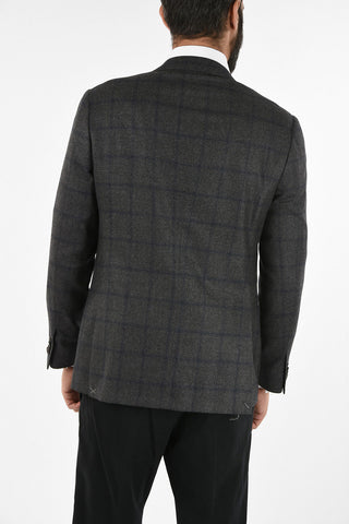 check drop 6R side vent patch pocket 2-button GATE blazer