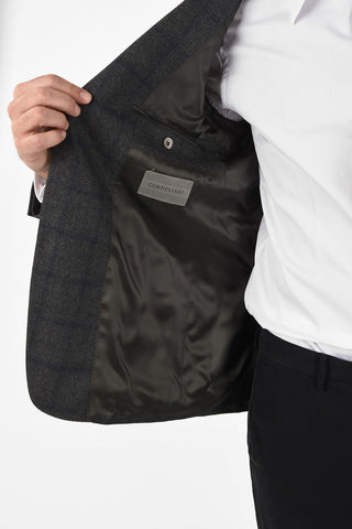 check drop 6R side vent patch pocket 2-button GATE blazer