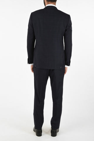 side vent drop 6R Chalk check 2-button MANTUA suit