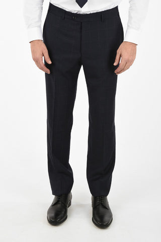 side vent drop 6R Chalk check 2-button MANTUA suit