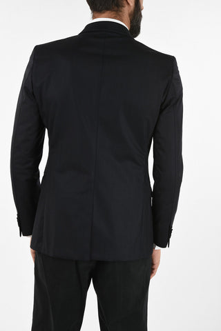 CC COLLECTION drop 8R side vent notch lapel 2-button RE blazer
