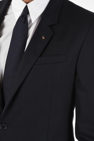 CC COLLECTION drop 8R side vent notch lapel 2-button RE blazer