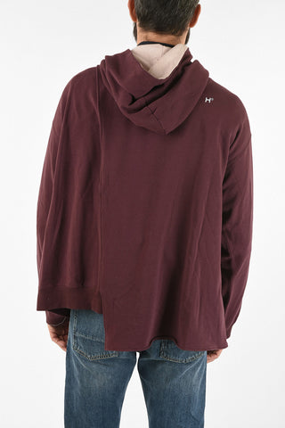 Deconstructed Printed Hoodie