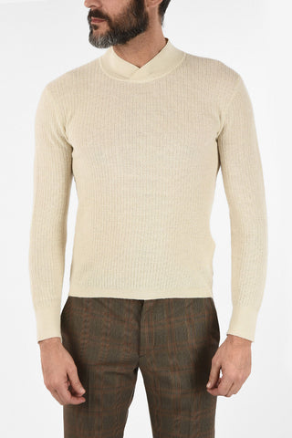 Silk and Wool Crew-Neck sweater