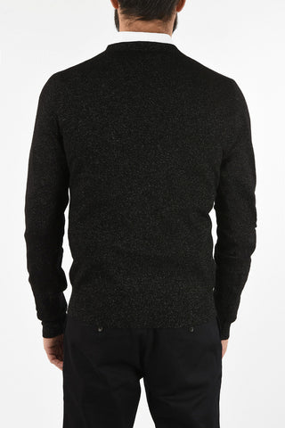Crew-neck Sweater With Lurex Details