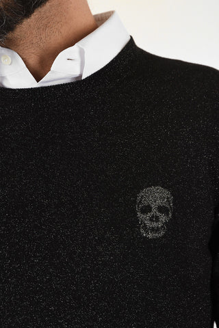 Crew-neck Sweater With Lurex Details