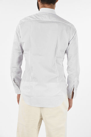 Camicia Graph Check Collo Francese