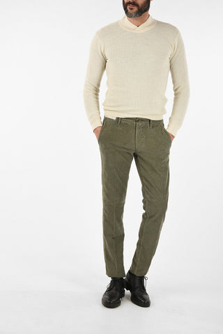 Corduroy Regular Waist Pants