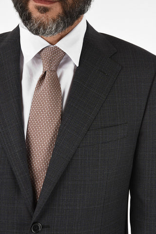 side vent check drop 6R 2-button MANTUA suit
