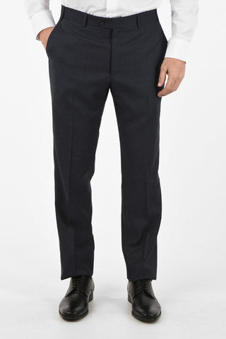 side vent windowpane check drop 6R 2-button MANTUA suit