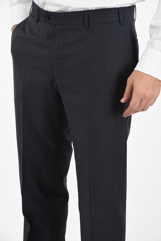 side vent windowpane check drop 6R 2-button MANTUA suit