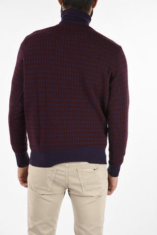 Wool and Cashmere AIRUNO Turtle-neck Sweater