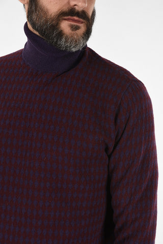 Wool and Cashmere AIRUNO Turtle-neck Sweater