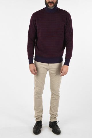 Wool and Cashmere AIRUNO Turtle-neck Sweater