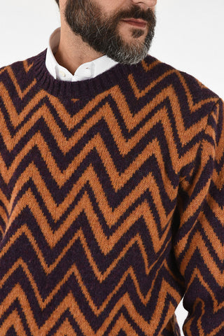 Virgin Wool AMBROSIA Cew-neck sweater