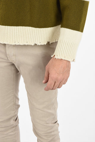 Merino Wool and Cashmere Turtleneck Sweater