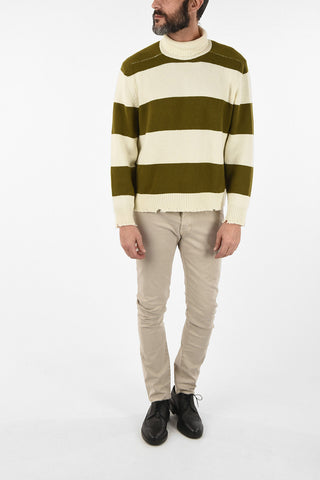 Merino Wool and Cashmere Turtleneck Sweater