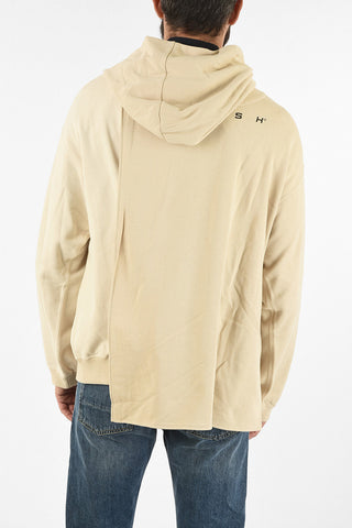 Deconstructed Printed Hoodie